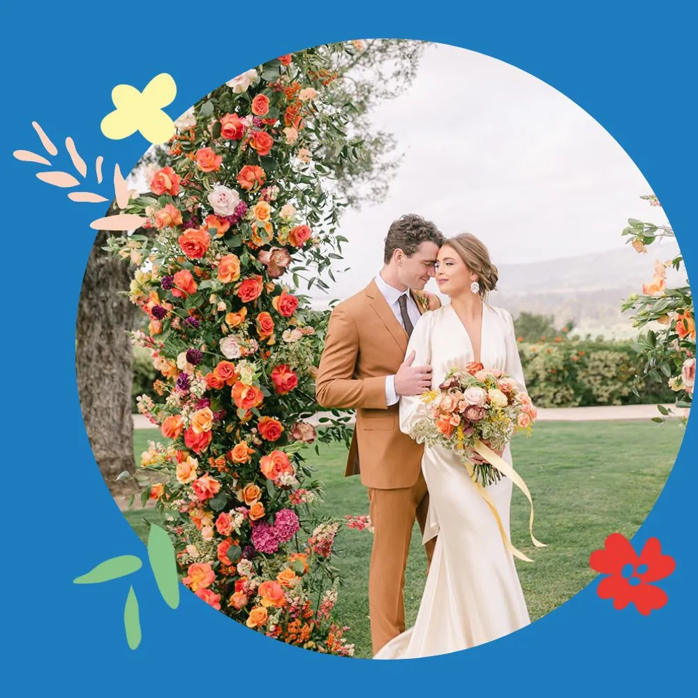 Blooming arches floral installation